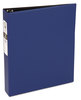 A Picture of product AVE-03400 Avery® Economy Non-View Binder with Round Rings 3 1.5" Capacity, 11 x 8.5, Blue, (3400)