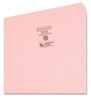 A Picture of product SMD-12610 Smead™ Reinforced Top Tab Colored File Folders Straight Tabs, Letter Size, 0.75" Expansion, Pink, 100/Box