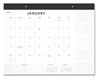 A Picture of product AAG-SK752400 AT-A-GLANCE® Elevation Desk Pad Calendars 21.75 x 17, White Sheets, Black Binding, Clear Corners, 12-Month (Jan to Dec): 2023