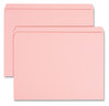 A Picture of product SMD-12610 Smead™ Reinforced Top Tab Colored File Folders Straight Tabs, Letter Size, 0.75" Expansion, Pink, 100/Box