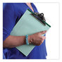 A Picture of product UNV-40308 Universal® Plastic Clipboard with High Capacity Clip 1.25" Holds 8.5 x 11 Sheets, Clear