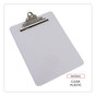A Picture of product UNV-40308 Universal® Plastic Clipboard with High Capacity Clip 1.25" Holds 8.5 x 11 Sheets, Clear