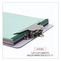 A Picture of product UNV-40308 Universal® Plastic Clipboard with High Capacity Clip 1.25" Holds 8.5 x 11 Sheets, Clear