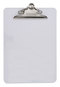 A Picture of product UNV-40308 Universal® Plastic Clipboard with High Capacity Clip 1.25" Holds 8.5 x 11 Sheets, Clear