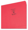 A Picture of product SMD-12710 Smead™ Reinforced Top Tab Colored File Folders Straight Tabs, Letter Size, 0.75" Expansion, Red, 100/Box