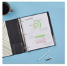 A Picture of product AVE-03501 Avery® Economy Non-View Binder with Round Rings 3 2" Capacity, 11 x 8.5, Black, (3501)