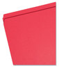 A Picture of product SMD-12710 Smead™ Reinforced Top Tab Colored File Folders Straight Tabs, Letter Size, 0.75" Expansion, Red, 100/Box