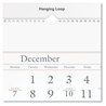 A Picture of product AAG-SW11528 AT-A-GLANCE® Three-Month Reference Wall Calendar 12 x 27, White Sheets, 15-Month: Dec 2024 to Feb 2026