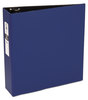 A Picture of product AVE-03601 Avery® Economy Non-View Binder with Round Rings 3 3" Capacity, 11 x 8.5, Blue, (3601)