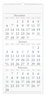 A Picture of product AAG-SW11528 AT-A-GLANCE® Three-Month Reference Wall Calendar 12 x 27, White Sheets, 15-Month: Dec 2024 to Feb 2026