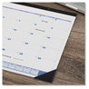 A Picture of product AAG-SW20000 AT-A-GLANCE® Desk Pad 22 x 17, White Sheets, Black Binding, Corners, 12-Month (Jan to Dec): 2024