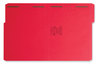 A Picture of product SMD-12740 Smead™ Top Tab Colored Fastener Folders 0.75" Expansion, 2 Fasteners, Letter Size, Red Exterior, 50/Box