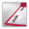 A Picture of product SMD-12742 Smead™ WaterShed® CutLess® Reinforced Top Tab Fastener Folders 0.75" Expansion, 2 Fasteners, Letter Size, Red Exterior, 50/Box