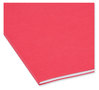 A Picture of product SMD-12743 Smead™ Colored File Folders 1/3-Cut Tabs: Assorted, Letter Size, 0.75" Expansion, Red, 100/Box