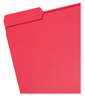 A Picture of product SMD-12743 Smead™ Colored File Folders 1/3-Cut Tabs: Assorted, Letter Size, 0.75" Expansion, Red, 100/Box