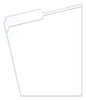 A Picture of product SMD-12834 Smead™ Reinforced Top Tab Colored File Folders 1/3-Cut Tabs: Assorted, Letter Size, 0.75" Expansion, White, 100/Box