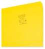 A Picture of product SMD-12910 Smead™ Reinforced Top Tab Colored File Folders Straight Tabs, Letter Size, 0.75" Expansion, Yellow, 100/Box