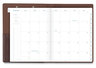 A Picture of product AAG-YP60009 AT-A-GLANCE® Signature Collection™ Monthly Clipfolio 11 x 8, Distressed Brown Cover, 13-Month: Jan 2025 to 2026