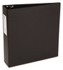 A Picture of product AVE-04601 Avery® Economy Non-View Binder with Round Rings 3 3" Capacity, 11 x 8.5, Black, (4601)