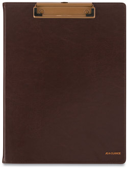 AT-A-GLANCE® Signature Collection™ Monthly Clipfolio 11 x 8, Distressed Brown Cover, 13-Month: Jan 2025 to 2026