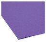 A Picture of product SMD-13034 Smead™ Reinforced Top Tab Colored File Folders 1/3-Cut Tabs: Assorted, Letter Size, 0.75" Expansion, Purple, 100/Box