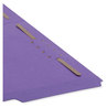 A Picture of product SMD-13040 Smead™ Top Tab Colored Fastener Folders 0.75" Expansion, 2 Fasteners, Letter Size, Purple Exterior, 50/Box