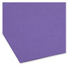 A Picture of product SMD-13040 Smead™ Top Tab Colored Fastener Folders 0.75" Expansion, 2 Fasteners, Letter Size, Purple Exterior, 50/Box