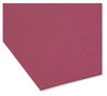 A Picture of product SMD-13093 Smead™ Colored File Folders 1/3-Cut Tabs: Assorted, Letter Size, 0.75" Expansion, Maroon, 100/Box