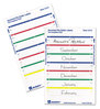 A Picture of product AVE-05215 Avery® Printable 4" x 6" - Permanent File Folder Labels 0.69 3.44, White, 7/Sheet, 36 Sheets/Pack, (5215)