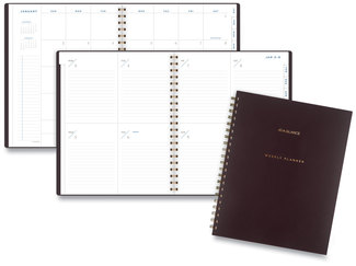 AT-A-GLANCE® Signature Lite Weekly/Monthly Planner 11 x 8.5, Maroon Cover, 12-Month (Jan to Dec): 2023