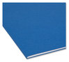 A Picture of product SMD-13193 Smead™ Colored File Folders 1/3-Cut Tabs: Assorted, Letter Size, 0.75" Expansion, Navy Blue, 100/Box