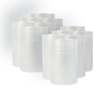 Universal® Bubble Packaging 0.19" Thick, 12" x 30 ft, Perforated Every Clear, 12/Carton