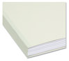 A Picture of product SMD-13230 Smead™ Expanding Recycled Heavy Pressboard Folders 1/3-Cut Tabs: Assorted, Letter Size, 1" Expansion, Gray-Green, 25/Box