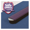 A Picture of product SMD-14032 Smead™ Six-Section Colored Pressboard Top Tab Classification Folders with SafeSHIELD® Coated Fasteners Six 2 Dividers, Letter Size, Dark Blue, 10/Box