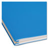 A Picture of product SMD-14045 Smead™ Six-Section Poly Classification Folders 2" Expansion, 2 Dividers, 6 Fasteners, Letter Size, Blue Exterior, 10/Box