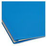 A Picture of product SMD-14045 Smead™ Six-Section Poly Classification Folders 2" Expansion, 2 Dividers, 6 Fasteners, Letter Size, Blue Exterior, 10/Box