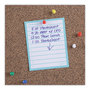 A Picture of product UNV-43022 Universal® Tech Cork Board 36 x 24, Brown Surface, Black Plastic Frame