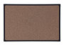 A Picture of product UNV-43022 Universal® Tech Cork Board 36 x 24, Brown Surface, Black Plastic Frame