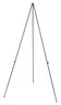A Picture of product UNV-43029 Universal® Instant Setup Foldaway Easel Adjusts 15" to 61" High, Steel, Black