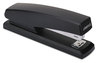 A Picture of product UNV-43118 Universal® Economy Full-Strip Stapler 20-Sheet Capacity, Black