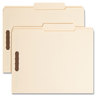 A Picture of product SMD-14538 Smead™ Top Tab Fastener Folders 1/3-Cut Tabs: Right, 0.75" Expansion, 2 Fasteners, Letter Size, Manila Exterior, 50/Box