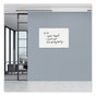 A Picture of product UNV-43232 Universal® Frameless Glass Marker Board 36 x 24, White Surface