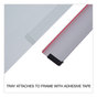 A Picture of product UNV-43232 Universal® Frameless Glass Marker Board 36 x 24, White Surface