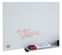 A Picture of product UNV-43234 Universal® Frameless Glass Marker Board 72 x 48, White Surface