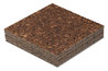 A Picture of product UNV-43403 Universal® Cork Tile Panels 12 x Dark Brown Surface, 4/Pack