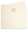 A Picture of product SMD-15230 Smead™ Interior File Folders 1/3-Cut Tabs: Assorted, Legal Size, 0.75" Expansion, Manila, 100/Box