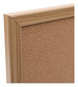 A Picture of product UNV-43602 Universal® Cork Board with Oak Style Frame 24 x 18, Tan Surface