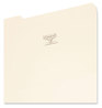 A Picture of product SMD-15330 Smead™ Manila File Folders 1/3-Cut Tabs: Assorted, Legal Size, 0.75" Expansion, 100/Box