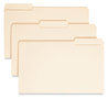 A Picture of product SMD-15330 Smead™ Manila File Folders 1/3-Cut Tabs: Assorted, Legal Size, 0.75" Expansion, 100/Box