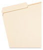 A Picture of product SMD-15334 Smead™ Reinforced Tab Manila File Folder Folders, 1/3-Cut Tabs: Assorted, Legal Size, 0.75" Expansion, 11-pt 100/Box